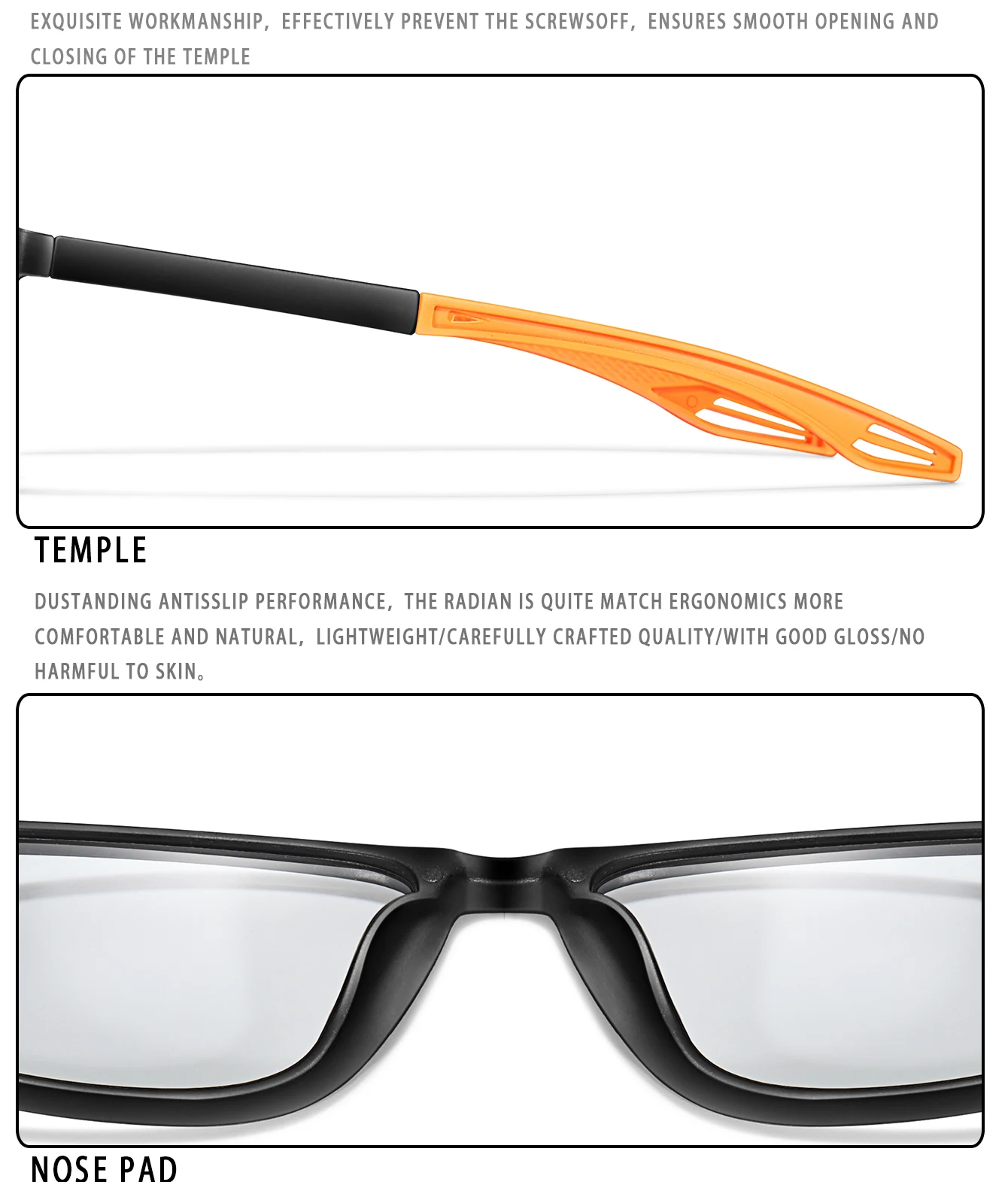 Men Women Reading Glasses Photochromic Classic Square Far Sight Presbyopic Glasses Anti Blue Light Blocking Ultralight Eyewear