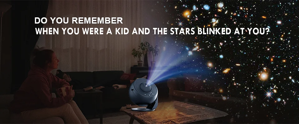 Planetarium Projector Galaxy Projector Star Projector 13 Sheets Of Film Meet Fantasy of Starry Sky Extreme Romantic For Bedroom
