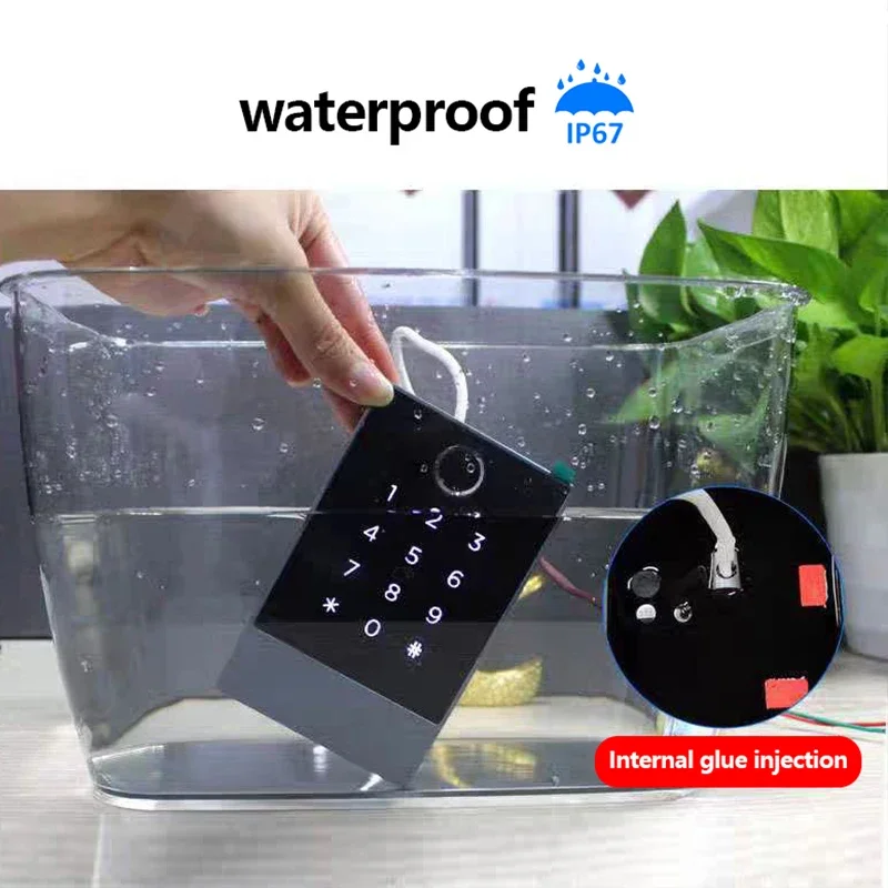 TTLOCK wifi K3W/K3FW Fingerprint Access Control Keypad 13.56Mhz RFID Card Nfc No need for network hub G2