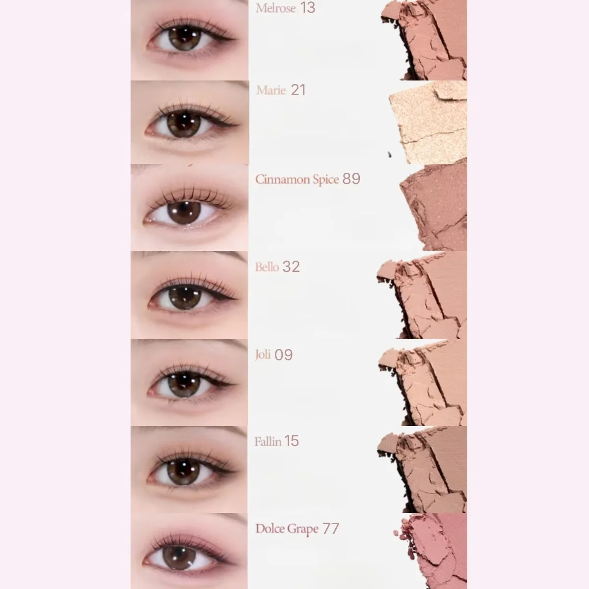[Clearance Sale] HOLIKA My Favorite Piece Shadow 07-89, High Pigmentation, Luxury Makeup, Korean Cosmetic, Korean Makeup