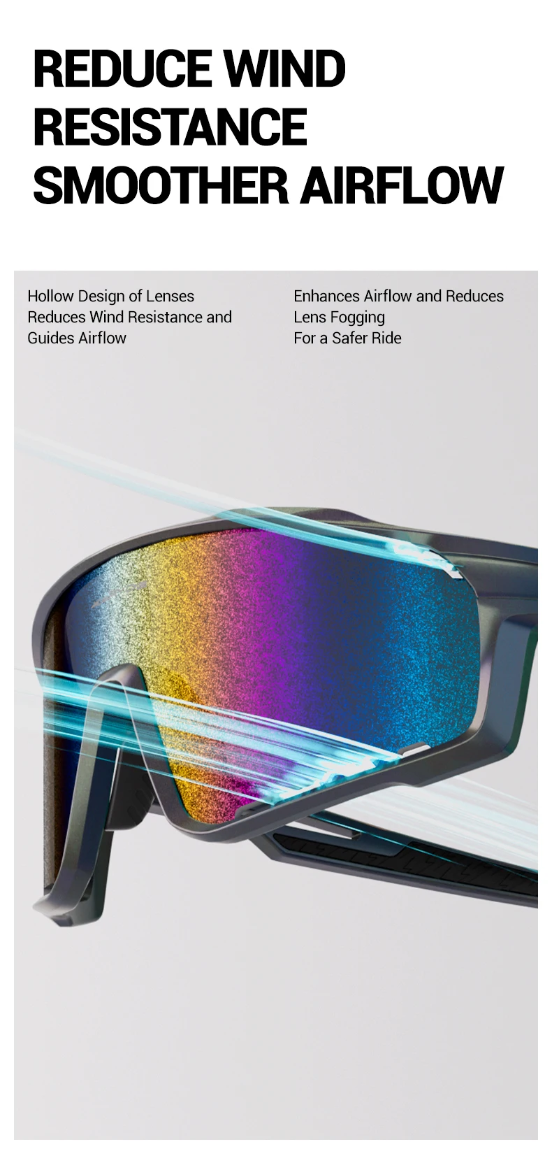 KAPVOE New Technology Nano Lenses Cycling Glasses Sunglasses Outdoor Sports Bike Eyewear Men Women MTB Bicycle UV400 Goggles