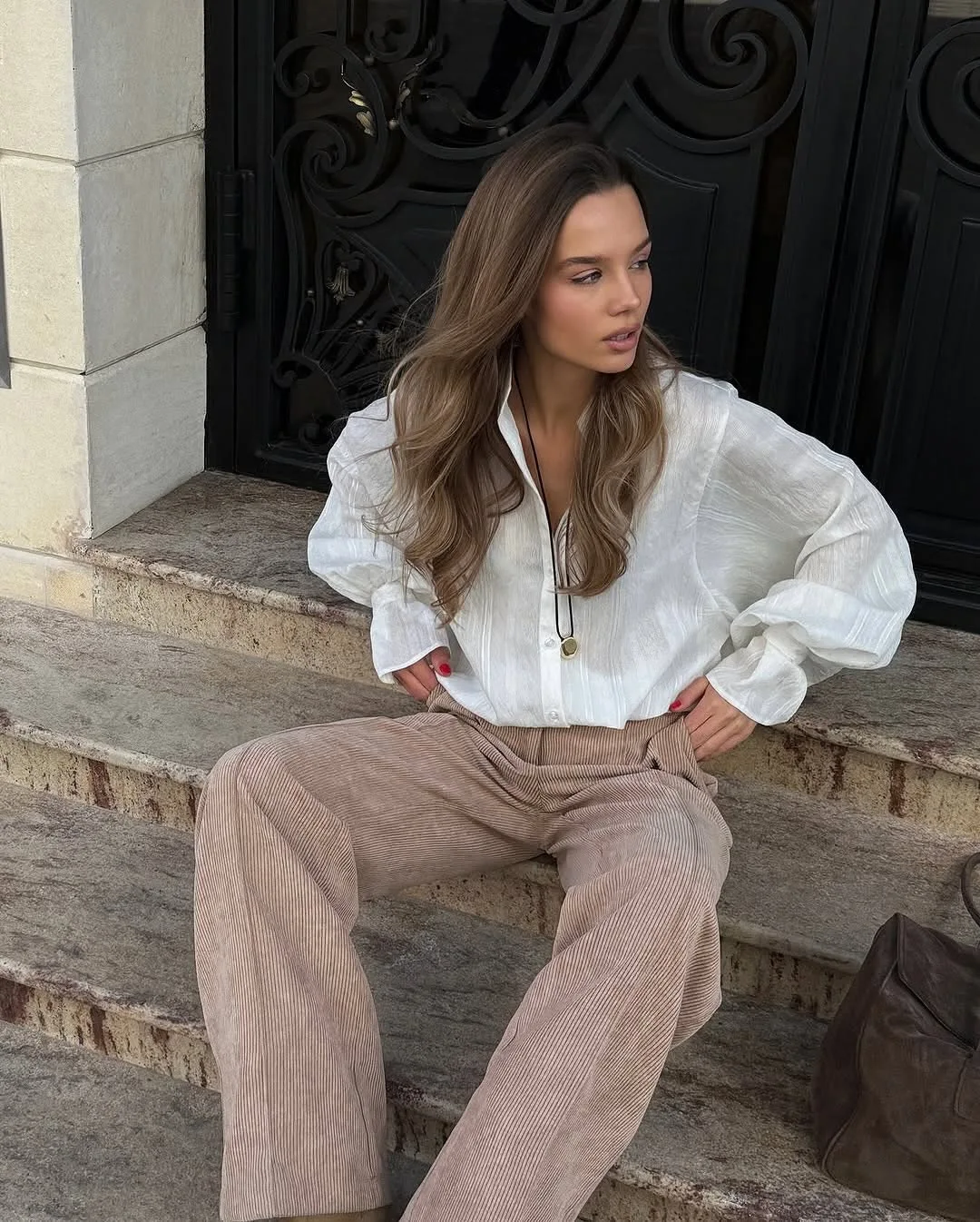 2026 Spring New Oversize White Shirt Women Long Sleeve Button up Minimalist 100% Cotton Shirt Female Chic Loose Tunic Blouses