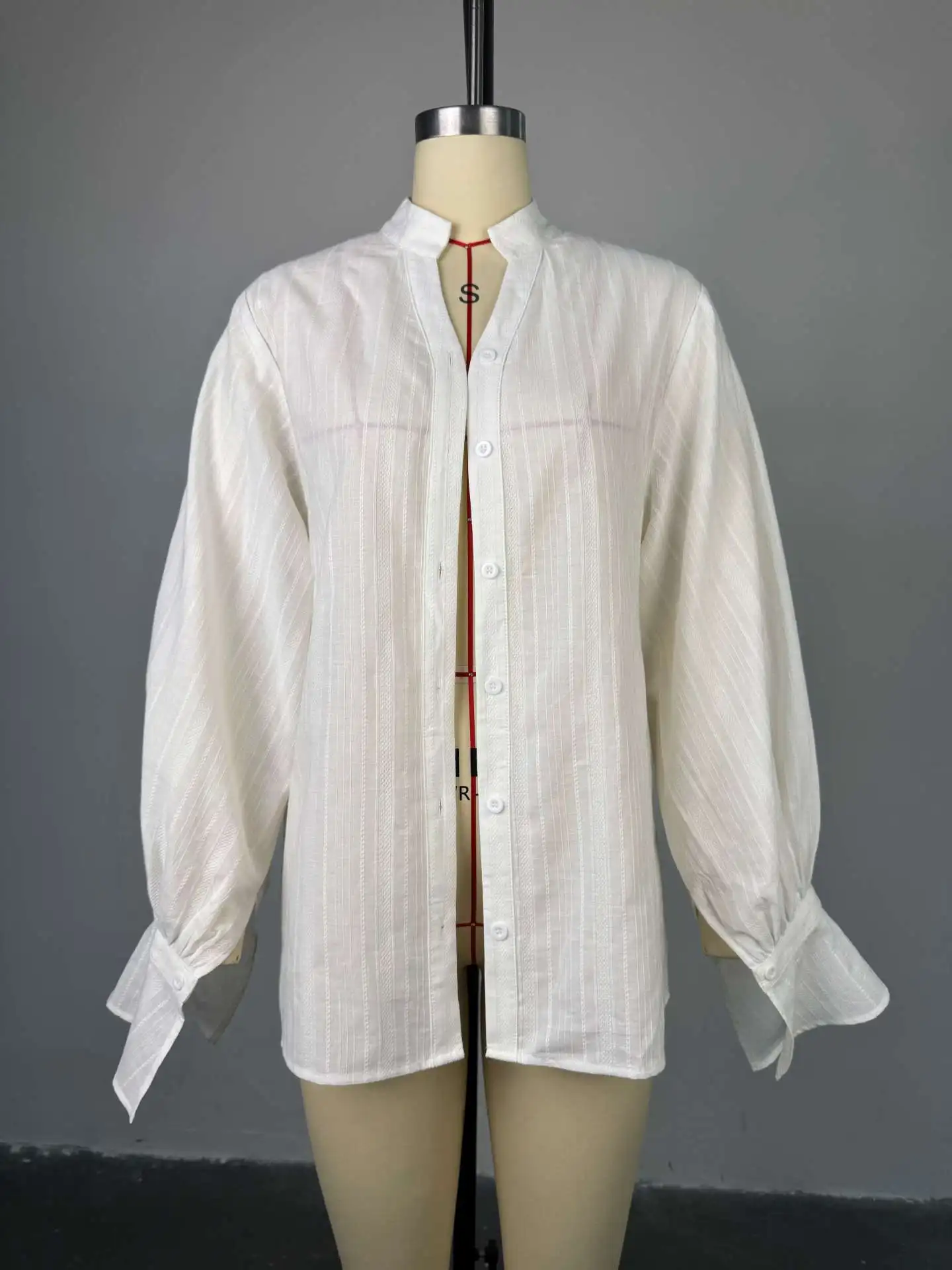 2026 Spring New Oversize White Shirt Women Long Sleeve Button up Minimalist 100% Cotton Shirt Female Chic Loose Tunic Blouses