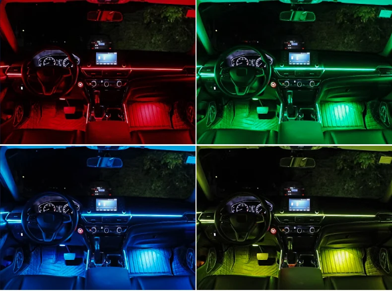 18/22 in 1 Atmosphere Light Parts 35/75CM 110CM Light Strip Speakers Extension Line Main/Sub Controller Foot Lamp Symphony Parts