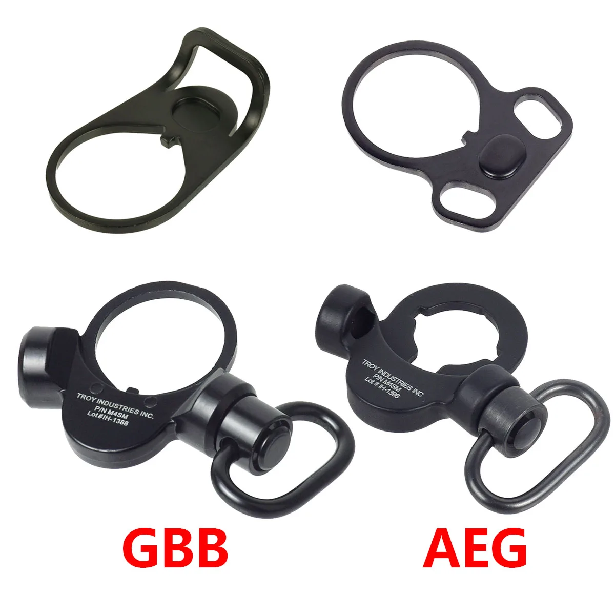 Tactical DD QD GBB AEG Sling Attachment Mount Metal AR15 M4 Mount Adapter Rail Airsoft Hunting QD Slings Base