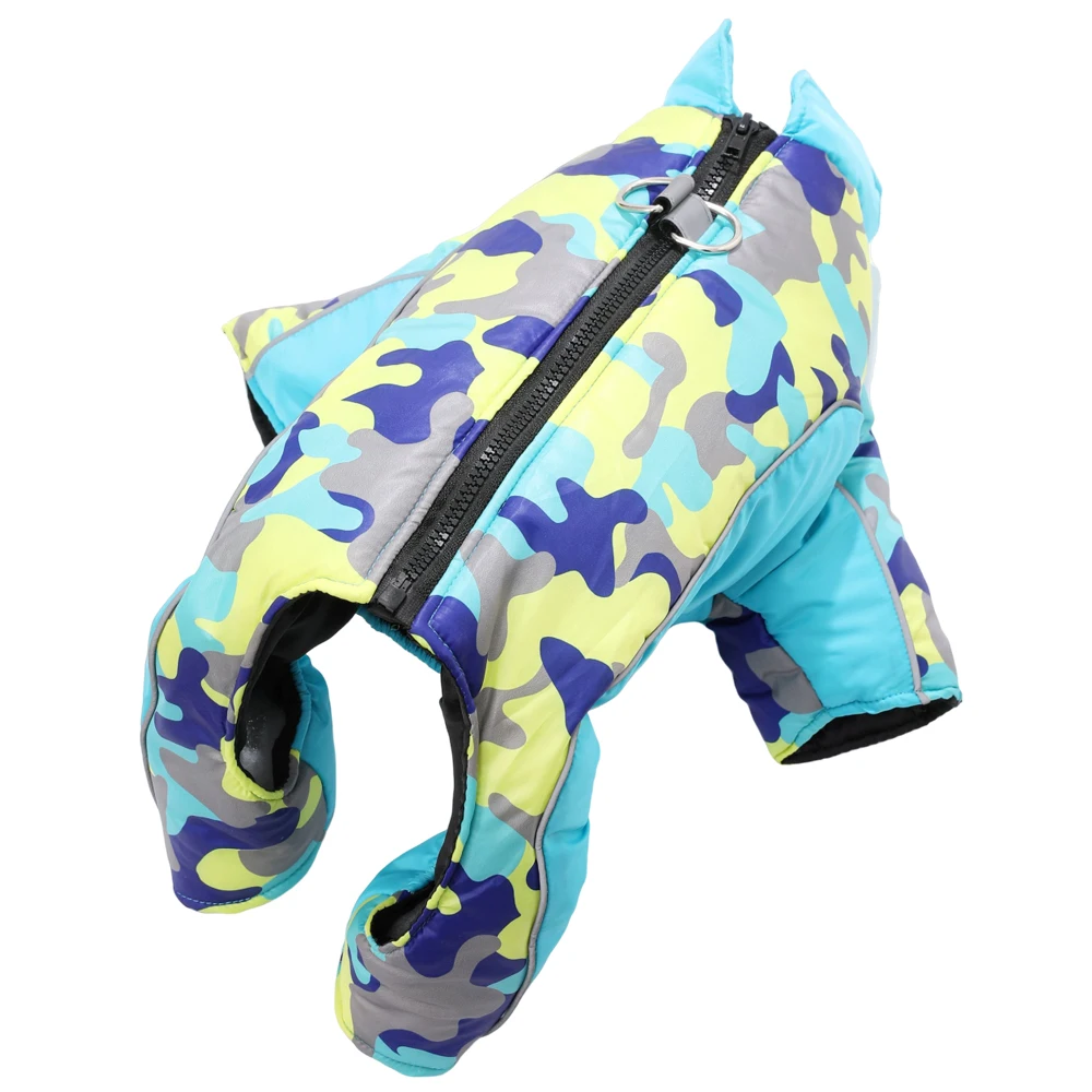 Waterproof Dog Jumpsuit Puppy Jacket For Small Dogs Coat With D-ring Winter Reflective Pet Overalls Camouflage Chihuahua Costume