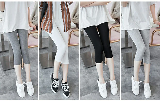 Women High Waisted Yoga Pants Squat proof Cropped Training Tights Female Sports Fitness Gym Flex Capri Leggings For Ladies