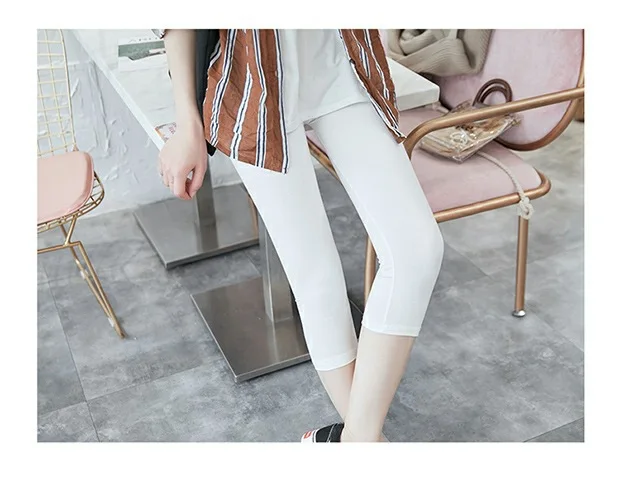 Women High Waisted Yoga Pants Squat proof Cropped Training Tights Female Sports Fitness Gym Flex Capri Leggings For Ladies