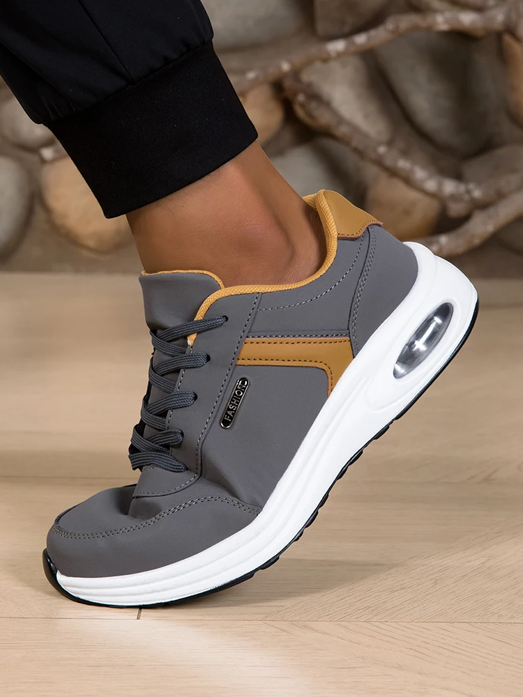 Men's Casual Sports Shoes Waterproof Walking Sports Shoes Casual Men's Leather Sports Shoes Non-slip Shoes Men's Tennis Shoes