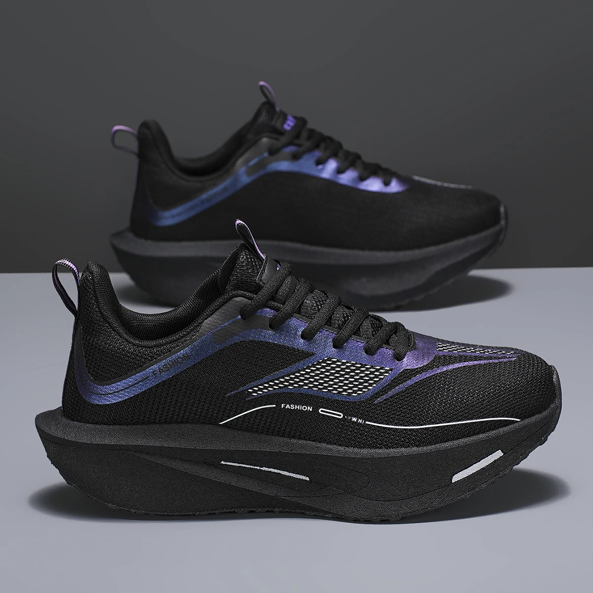 Men's Road Running Shoes, Training Shoes, Professional Running Shoes with Carbon Plate Technology, Lightweight Cushioning Sneakers, Suitable for Gym Training, Stylish and Versatile, Sporty Design