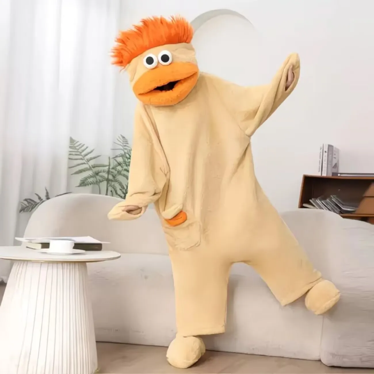 Cartoon Big Mouth Monster Cute Funny Onesie Pajamas Thickened Coral Fleece Homewear For Couples Men Women Autumn Winter Pajamas
