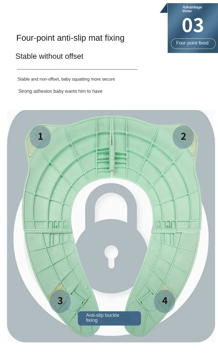 Portable Kids Travel Potty Seat Pad Baby Folding Toilet Training Seats Cover Toddler Urine Assistant Cushion Children Pot Seater