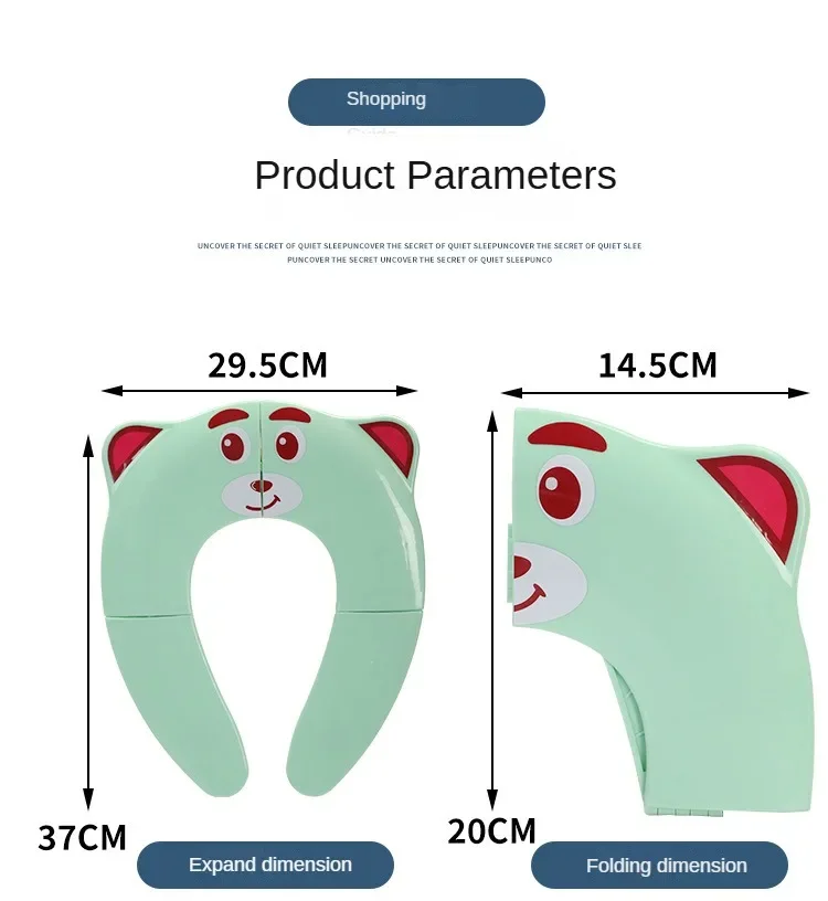 Portable Kids Travel Potty Seat Pad Baby Folding Toilet Training Seats Cover Toddler Urine Assistant Cushion Children Pot Seater
