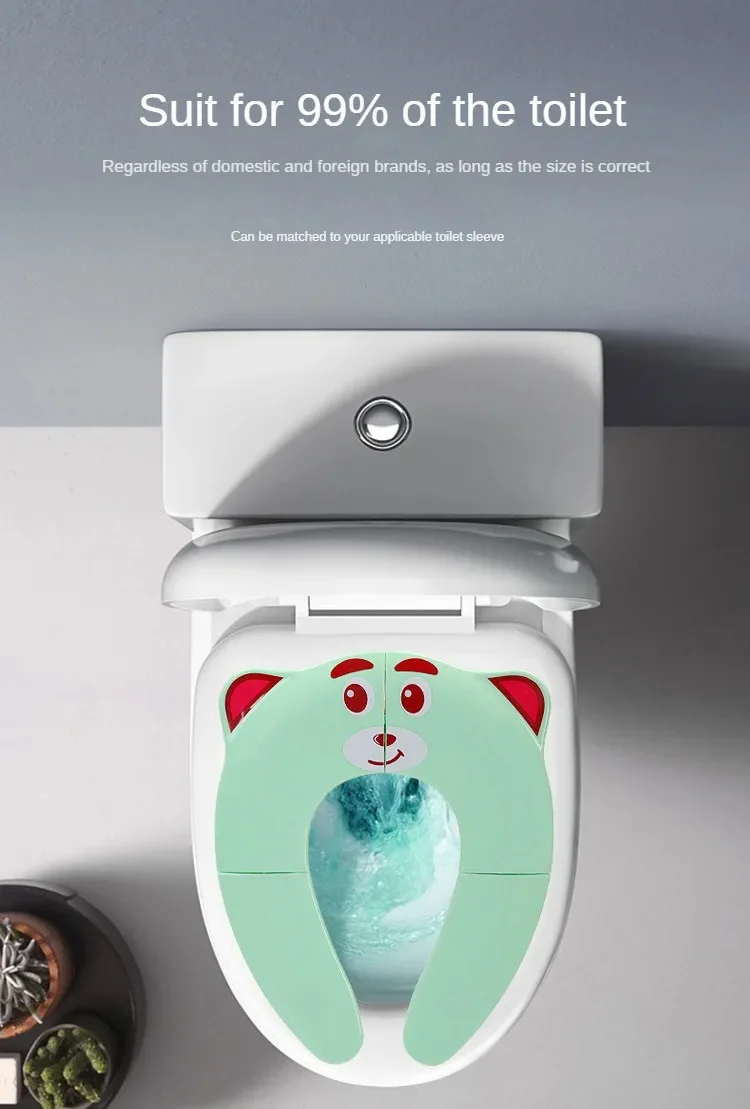 Portable Kids Travel Potty Seat Pad Baby Folding Toilet Training Seats Cover Toddler Urine Assistant Cushion Children Pot Seater