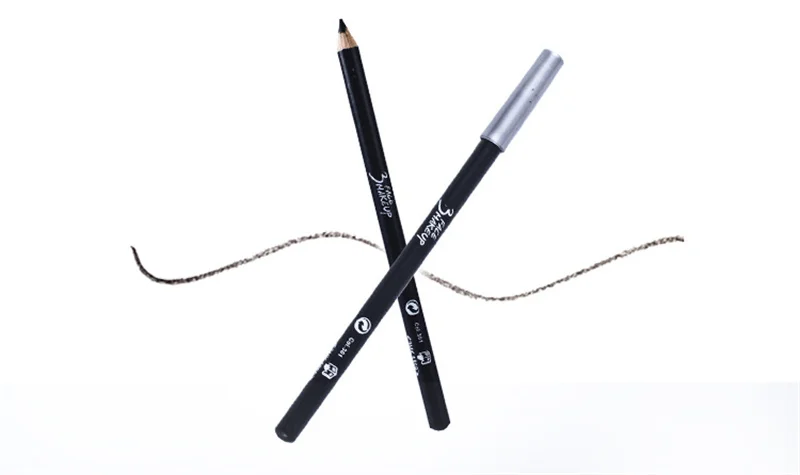 Fashion Professional Makeup Black Brown Eyeliner Eyebrow Pencil Portable Hard Eyeliner Waterproof Lasting Cosmetic Beauty Tool
