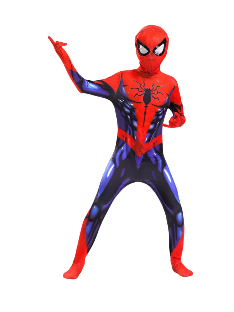 Miles Morales Full Zentai Cosplay Suit Spider Theme Outfit Halloween Party Costume Collectible Holiday Gift For Cos Fans