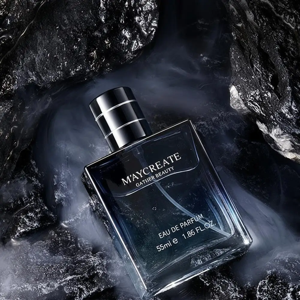55ml Men's Cologne Perfume Spray Gu Long, Woody Long-lasting Fresh Charm Light Fragrance Floral Fragrance