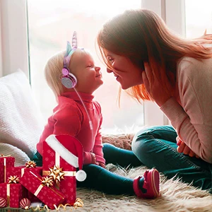 Unicorn Kids Pink Headphones for Girls Children Teens Wired Headset w/Microphonefor School Birthday Xmas Unicorn Gift