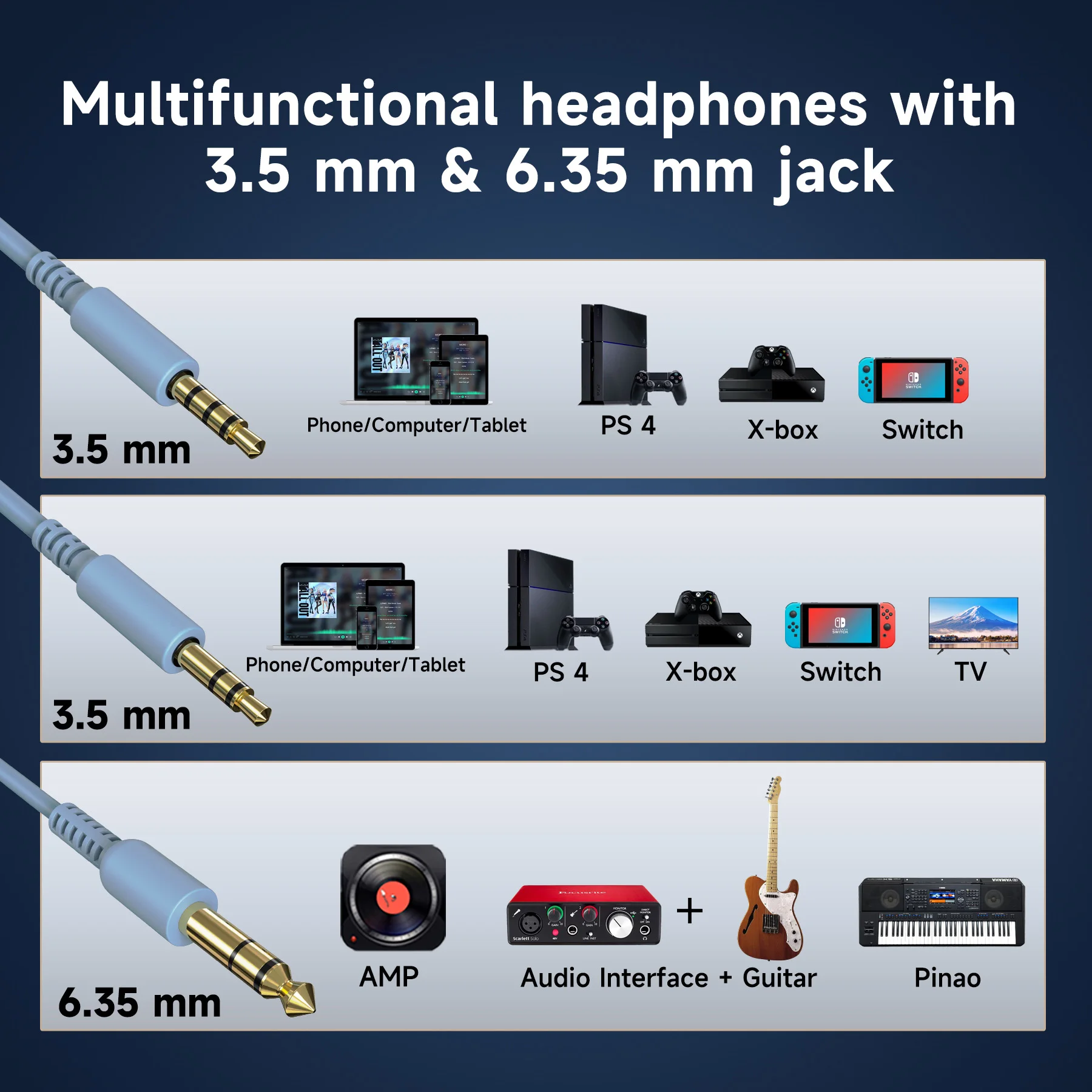 OneOdio Pro-10 Wired Headphones 50mm HiFi Drivers Stereo Studio Mixing Recording Monitoring Headset Over Ear Professional Audio