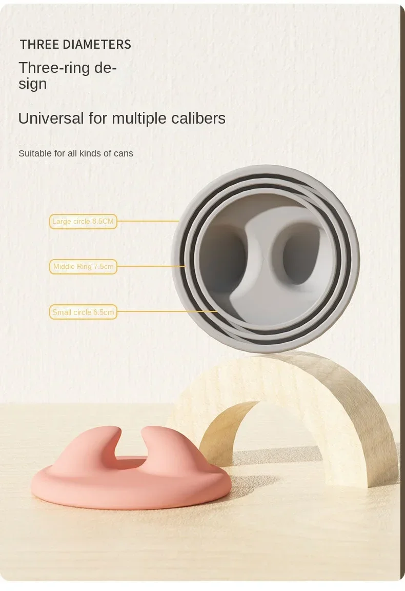Pet Spoon Multifunctional Can Opener Wet Food Mixing Spoon Silicone Cat Can Sealing Cover Food Storage Dog Accessory New