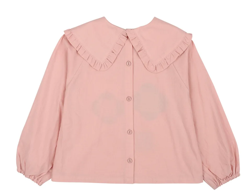 Autumn JM Children's Clothing Baby Girls Fur Collar Corduroy Jacket Pants Suits Kids Cherry Printed Coat Doll Neck T-shirt Skirt