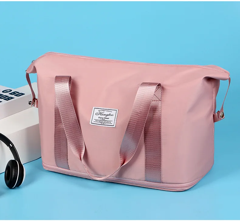 Women Large Expandable Handbag Travel Shoulder Bag Big Capacity Ultra-Light Storage Bags Business Trip Tote Lady Excursion Purse