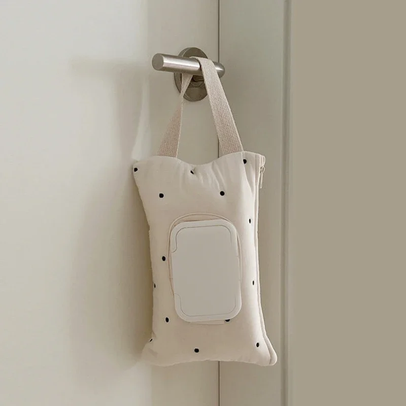 Baby Car-mounted Tissue Box Cute Baby Cart Paper Towel Bag Portable Removable Flip Tissue Box Diaper Bags Stroller Accessories