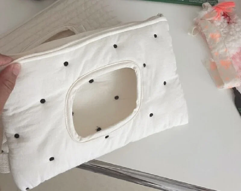 Baby Car-mounted Tissue Box Cute Baby Cart Paper Towel Bag Portable Removable Flip Tissue Box Diaper Bags Stroller Accessories