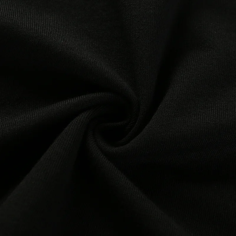 2025 Summer Women Black Short T-Shirts Sexy Crop Tops Short Sleeve Bandage Tee Tops Female Shirts