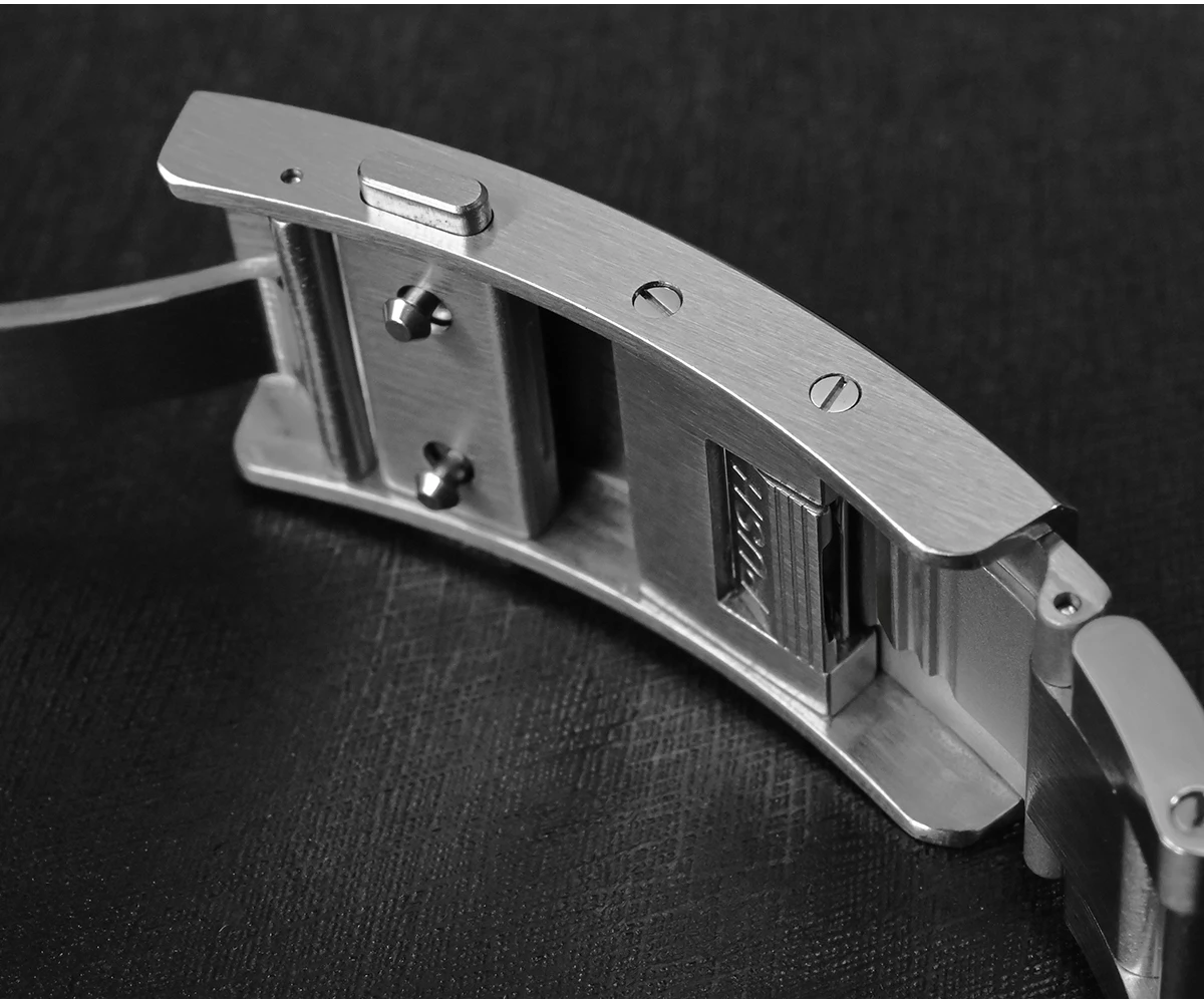 San Martin New Fly Adjustable Clasp Watch Parts Bracelet OTF Clasp For 16mm Specified Model Buckle Folding Clasp Non-universal