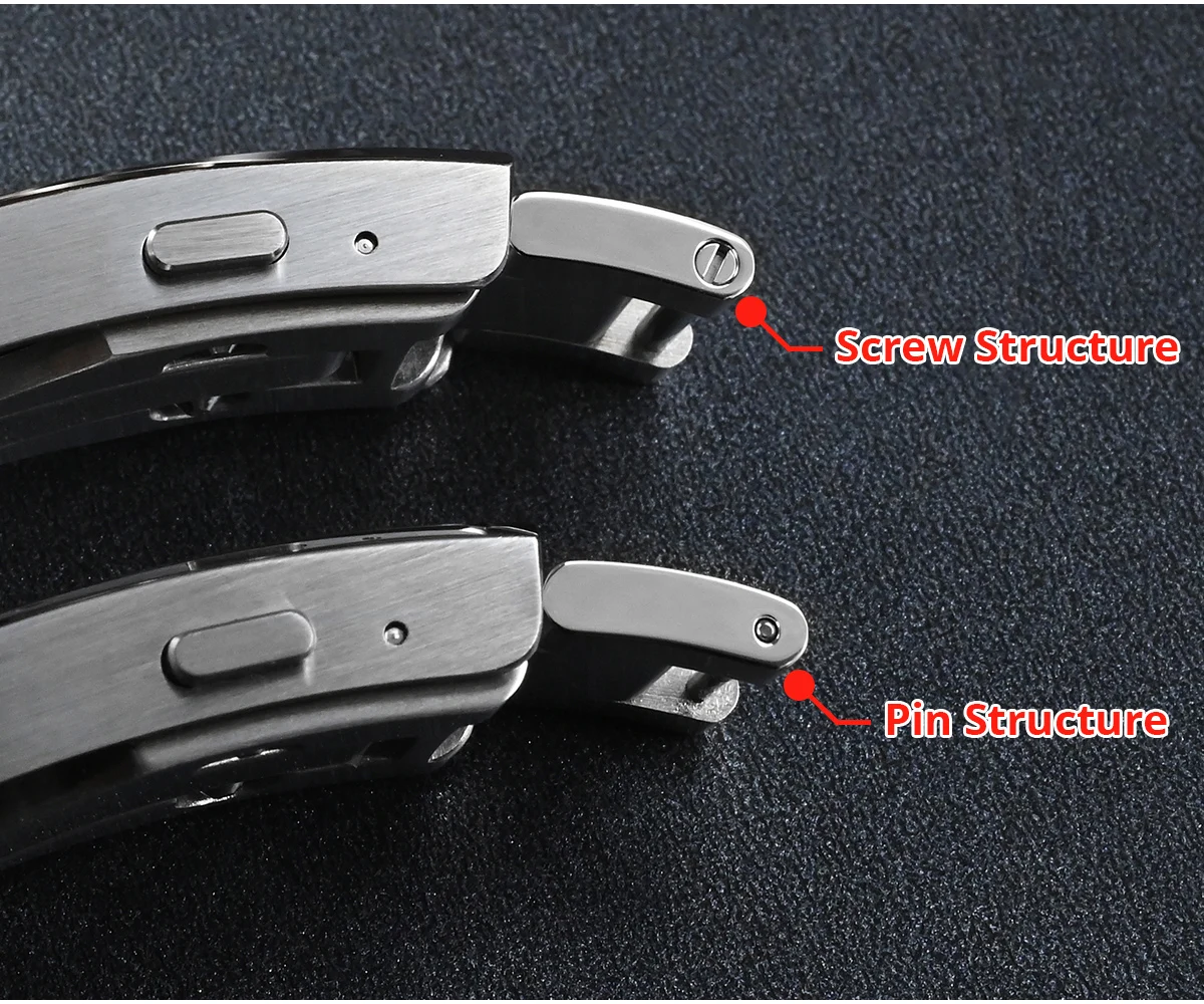 San Martin New Fly Adjustable Clasp Watch Parts Bracelet OTF Clasp For 16mm Specified Model Buckle Folding Clasp Non-universal