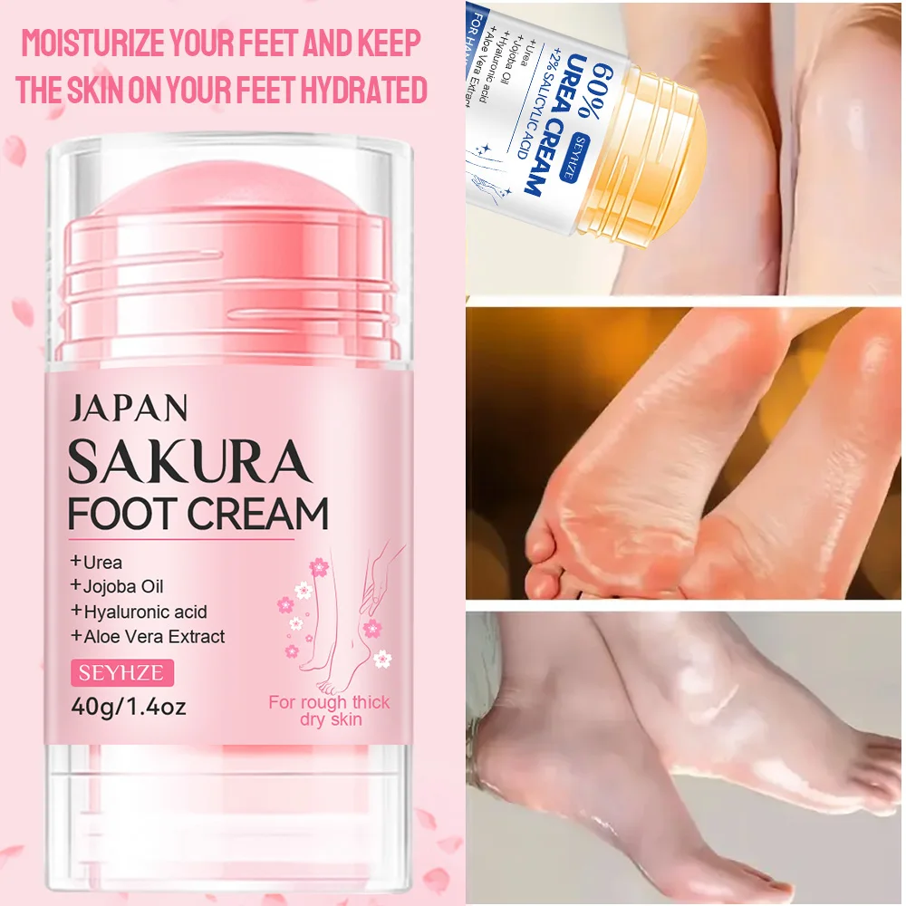 SEYHZE Hand & Foot Care Cream Enriched with shea butter, aloe vera, and urea. Provides 72-hour hydration, deeply nourishes and m