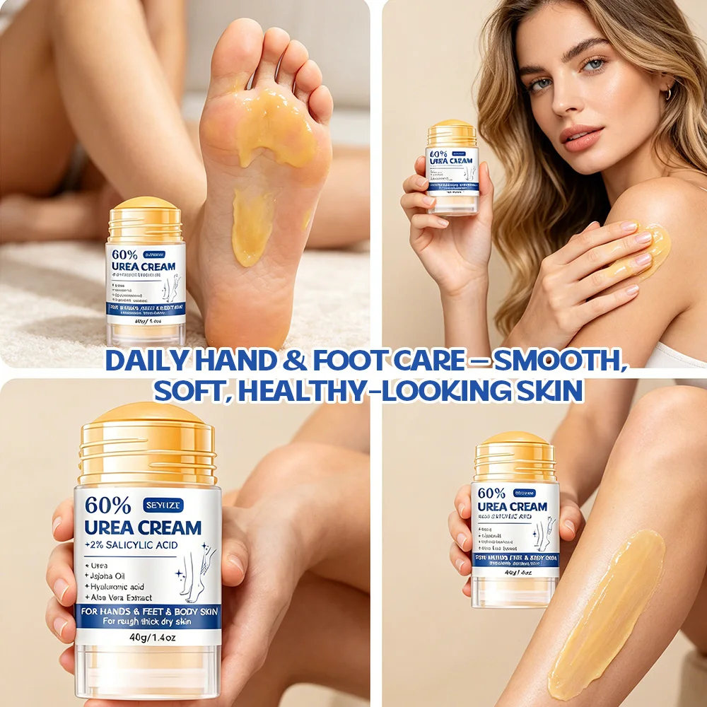 SEYHZE Hand & Foot Care Cream Enriched with shea butter, aloe vera, and urea. Provides 72-hour hydration, deeply nourishes and m