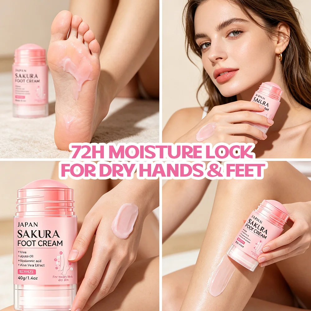 SEYHZE Hand & Foot Care Cream Enriched with shea butter, aloe vera, and urea. Provides 72-hour hydration, deeply nourishes and m