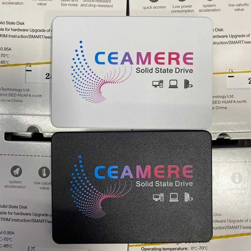 10pcs Ceamere 2.5 SSD 120gb 128gb 240gb 256gb Computer Solid-State Hard Disk Built-In Hard Disk to Make Logo for Free.