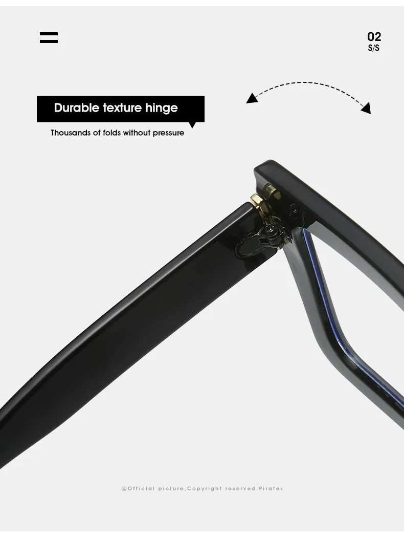 Colorful Anti Blue Light Glasses For Women Square Oversized Black Ladies Optical Glasses Frame Clear Lens Female Eyeglasses