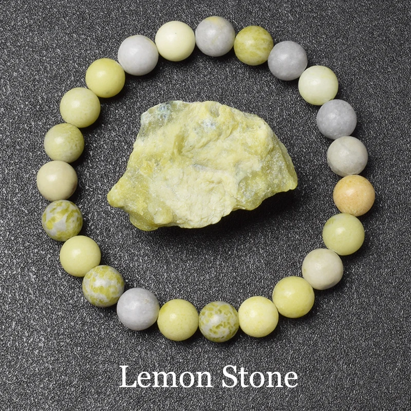 Natural Golden Obsidian Stone Beads Bracelet Men Women Golden Light Rainbow Obsidian Raw Stone Round Bead Natural Energy Jewelry
