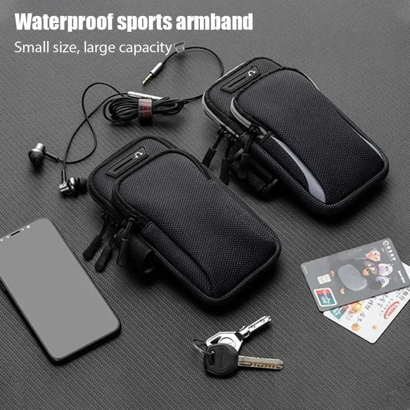 Universal Mobile Phone Case Waterproof Sport Armband Bag Running Gym Arm Band Mobile Phone Accessories Cover For IPhone Huawei