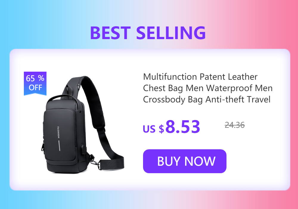 Chest Bag Men's Leather Shoulder Bag Sports Multi-function Cross Body Running Waterproof Training Travel Messenger Pack Handbag