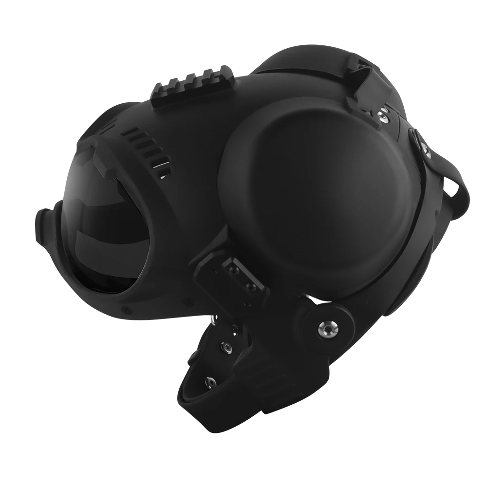 Tactical Dog Training K9 Helmet Military Hunting Large Dog Patrol Dogs Sheepdog Pet Motorcycle Protective Helmet with Goggles