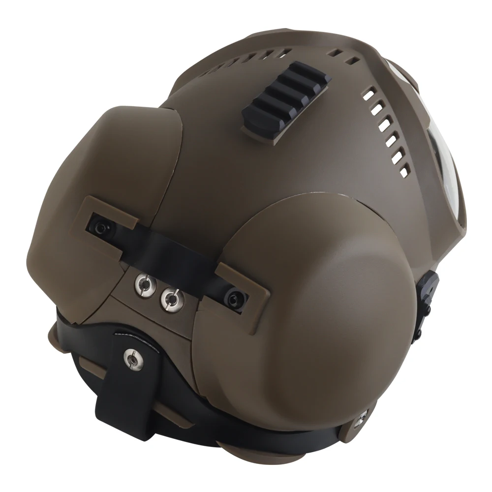 Tactical Dog Training K9 Helmet Military Hunting Large Dog Patrol Dogs Sheepdog Pet Motorcycle Protective Helmet with Goggles