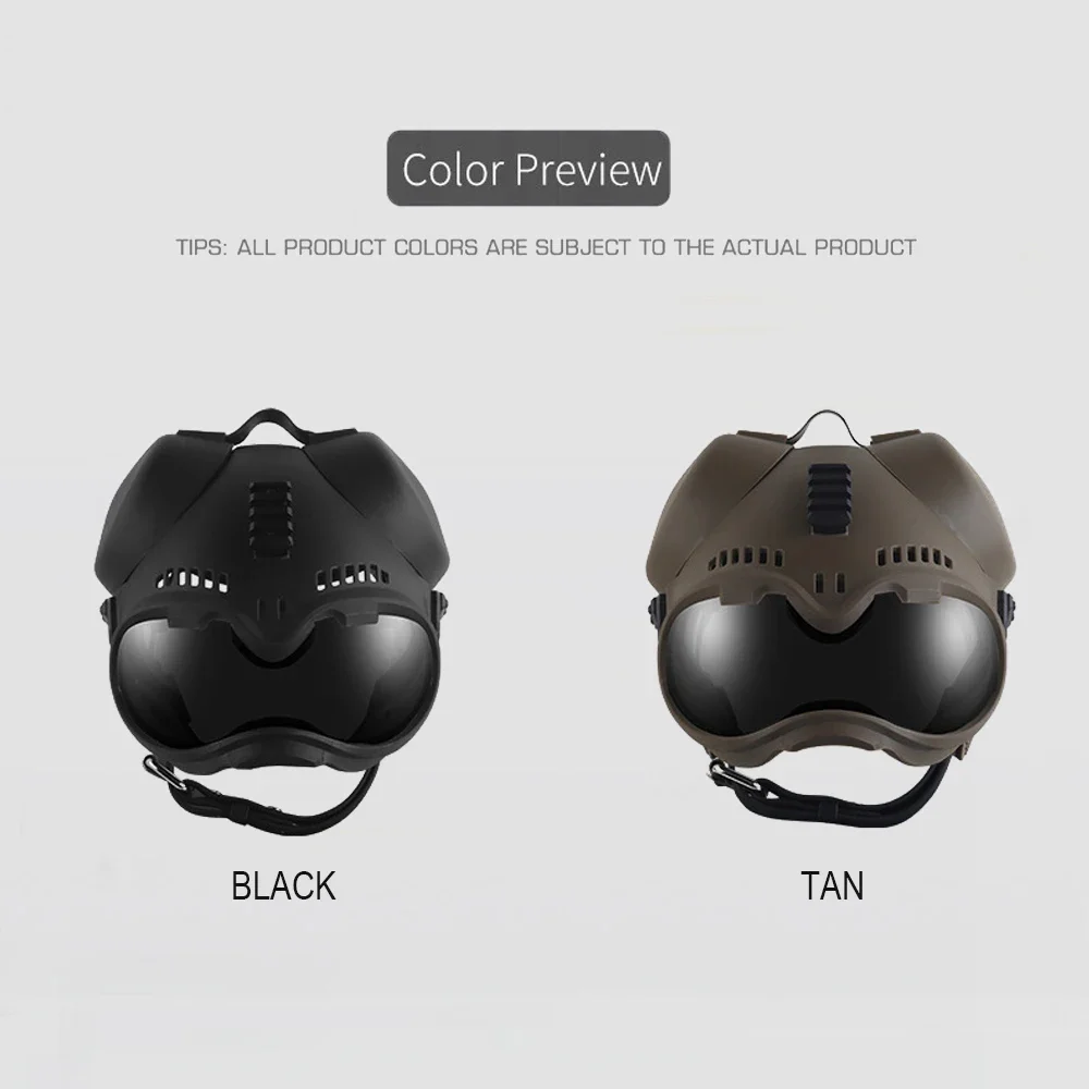 Tactical Dog Training K9 Helmet Military Hunting Large Dog Patrol Dogs Sheepdog Pet Motorcycle Protective Helmet with Goggles