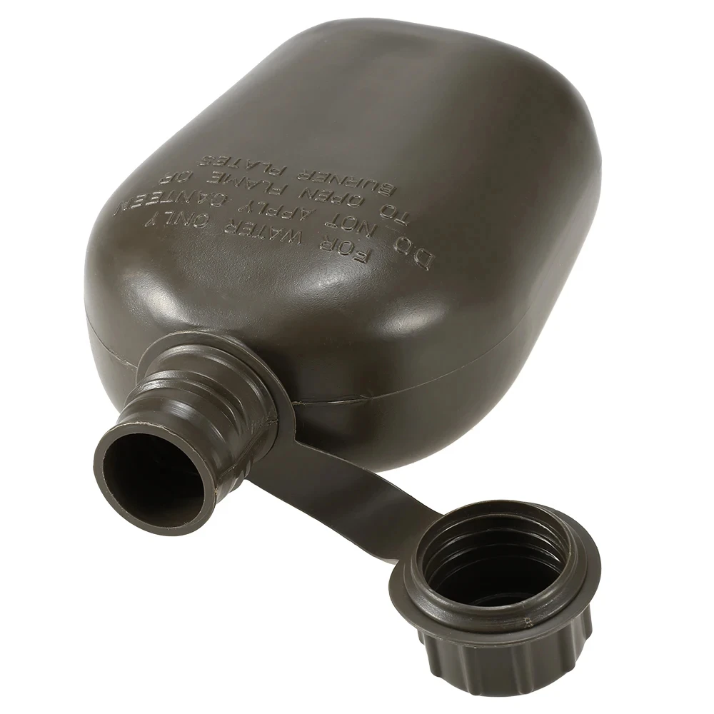 Outdoor Camouflage Military Canteen Bottle Backpacking Survival Water Kettle Camping Hiking Bottle 1L Large-capacity Kettle