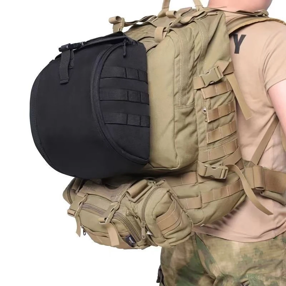 Tactical Fast Helmet Pack Helmet Storage Bag Outdoor Hiking Sports Motorcycle Cycling Carrying Pouch for Hunting Accessories