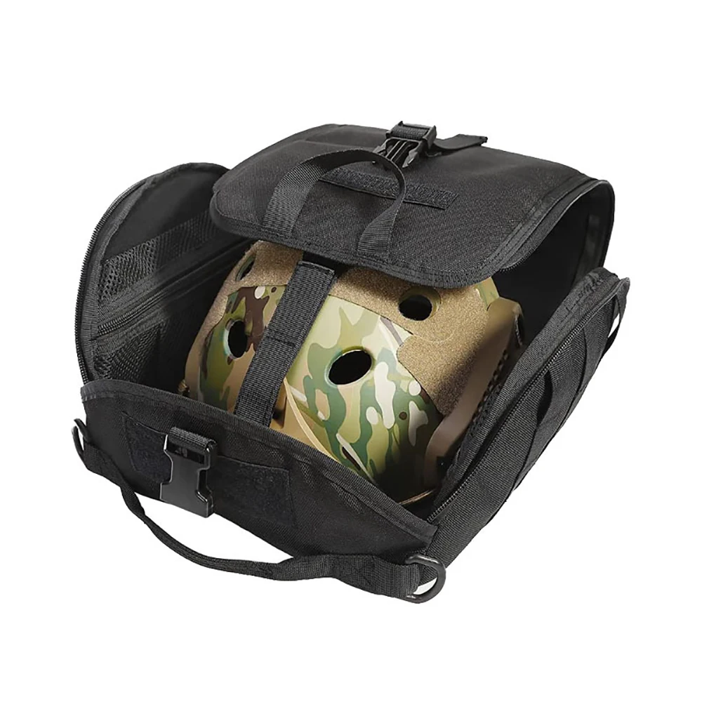 Tactical Fast Helmet Pack Helmet Storage Bag Outdoor Hiking Sports Motorcycle Cycling Carrying Pouch for Hunting Accessories