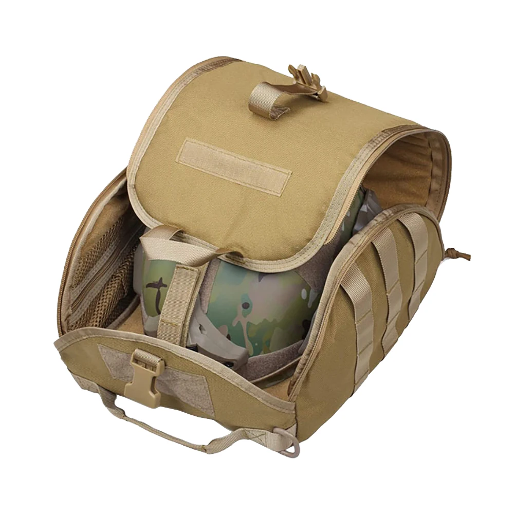 Tactical Fast Helmet Pack Helmet Storage Bag Outdoor Hiking Sports Motorcycle Cycling Carrying Pouch for Hunting Accessories