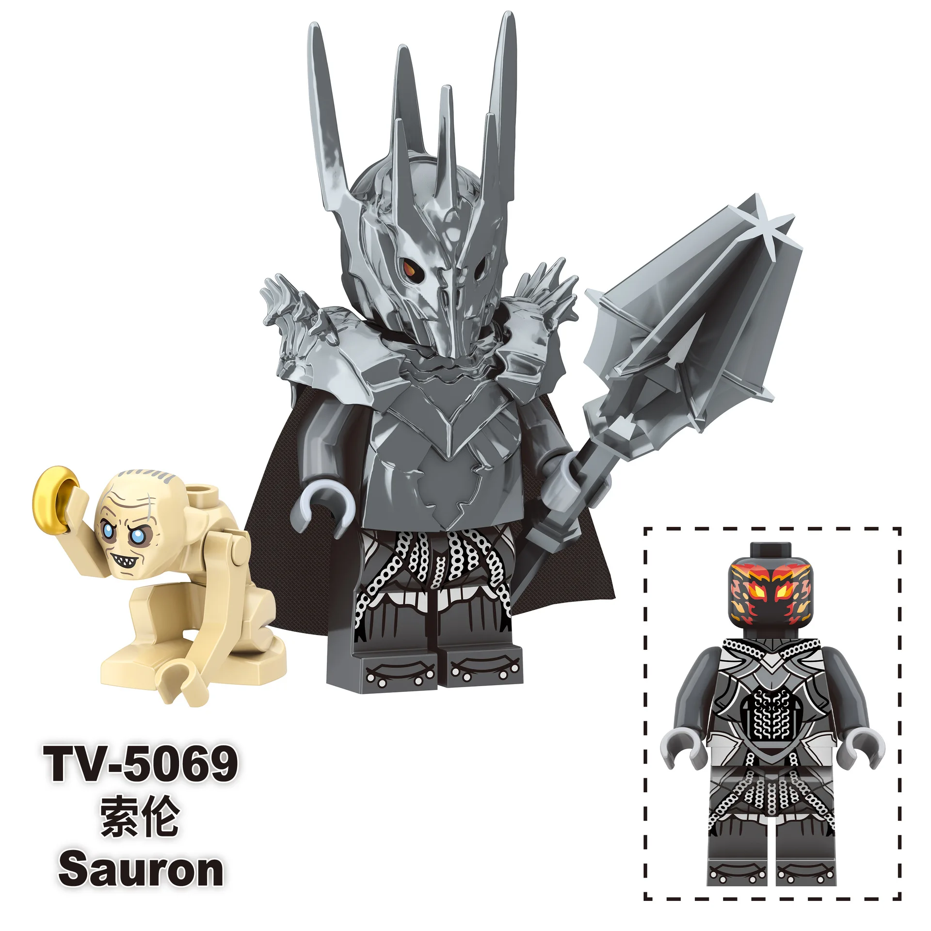 TV6409 Lord Rings Elves Orcs Army Dwarf Rohan Mini Action Toy Figures Building Blocks Assembly Toys for Kids Birthday Gift