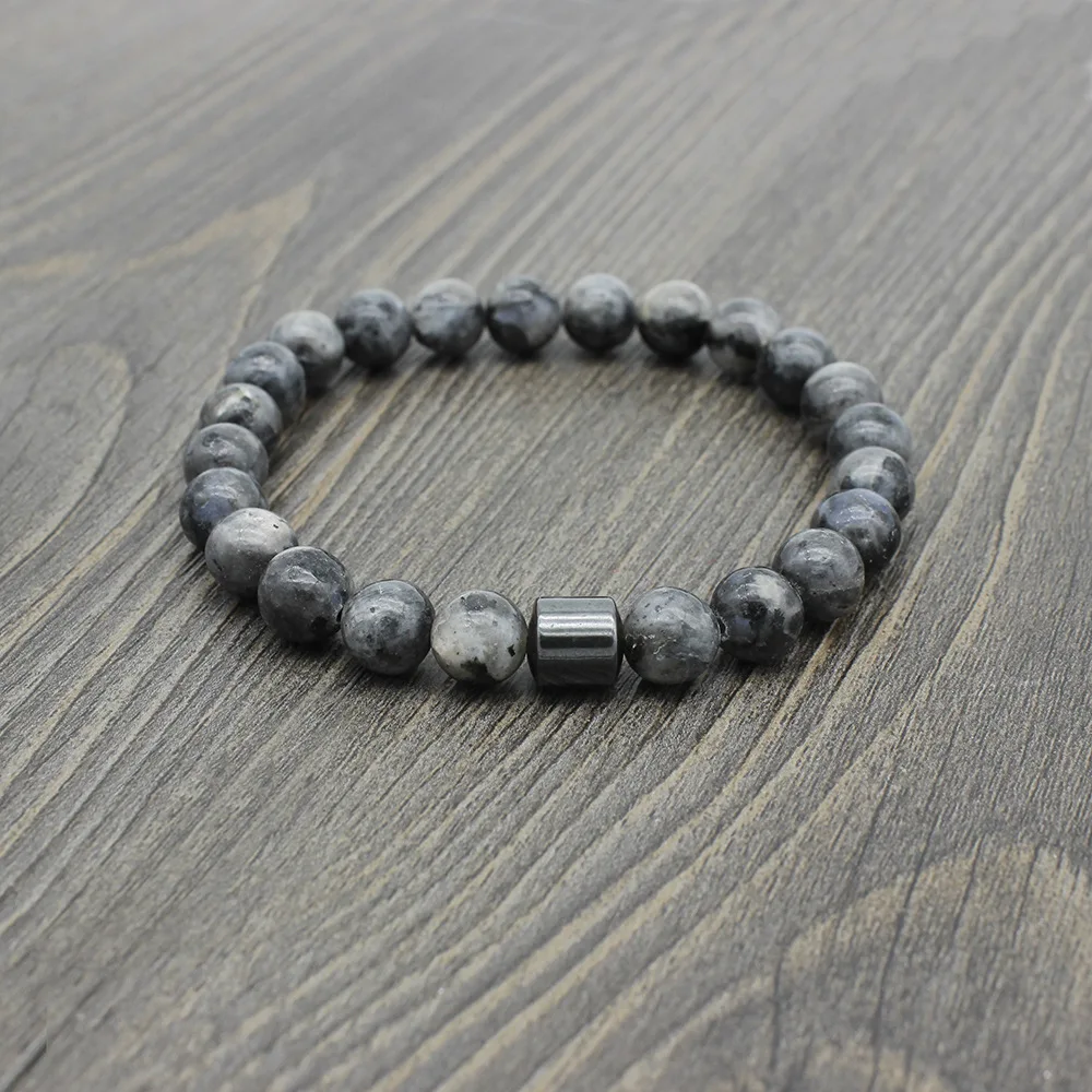 Tiger Eyes Natural Stone Beads Handmade Men Magnetic Hematite Accessory Bracelets for Boyfriend Father Gift