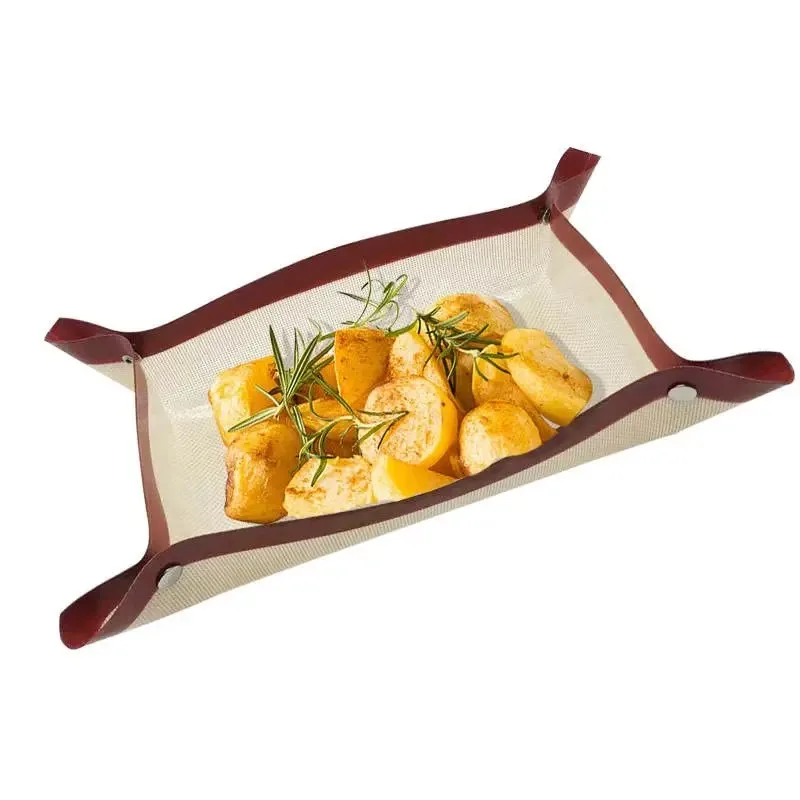 Heat-Resistant Leakage Silicone Baking Mat Sheet Nonstick Oven Mesh Pad Small Button Design Glass Fiber Bakeware Baking Mat