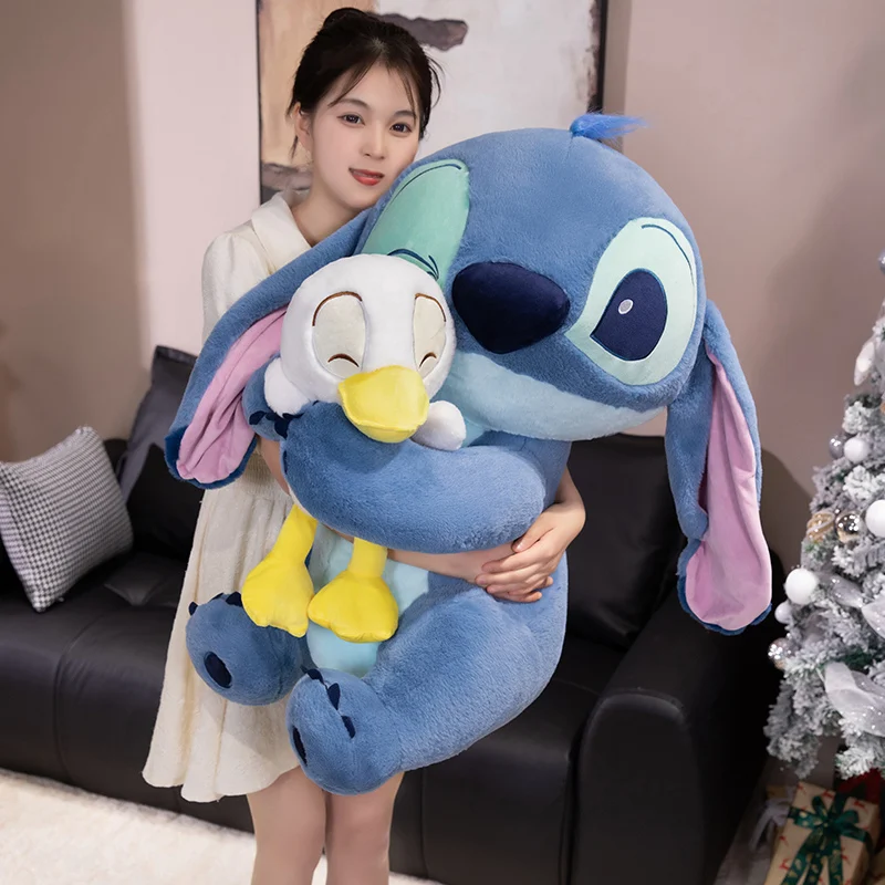 30-80cm Disney Donald Plush Toy Kawaii Duck Stuffed Doll Home Decor Curtain Strap Cartoon Decor Toy Kid Birthday Gift